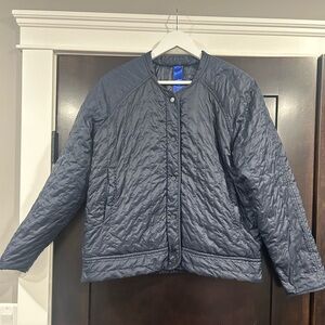 Kit and Ace Size Large Keep Pedalling Reversible Bomber Jacket